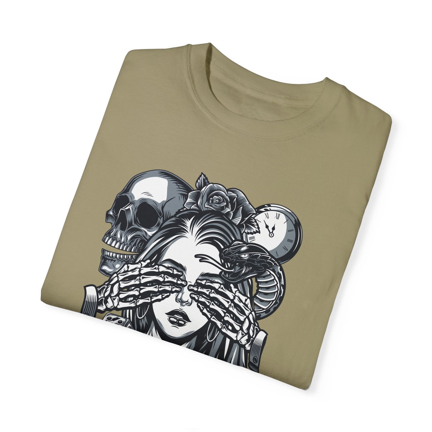 'Tempted' Skull & Rose - Unisex T-Shirt