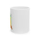 'Ok Stay Cool New York' Monkey Ceramic Mug - 11oz & 15oz Coffee Cup