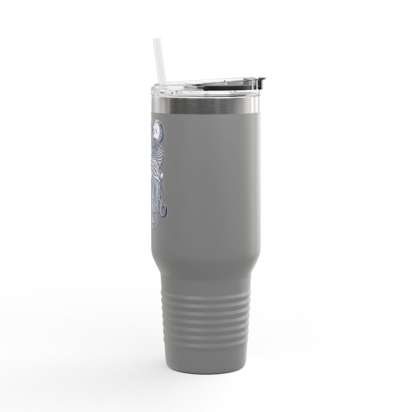 'Tempted Skull & Rose' 40oz Insulated Travel Tumbler