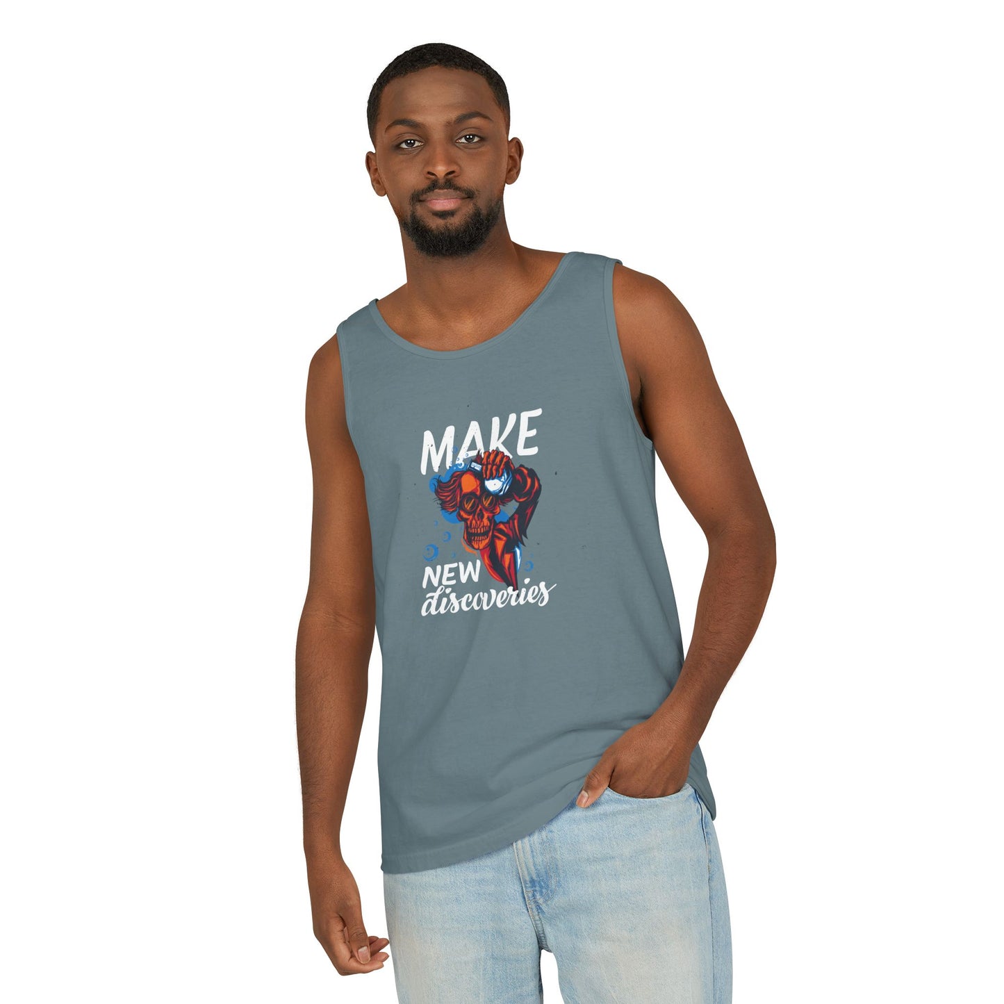 'Make New Discoveries' - Unisex  Tank Top