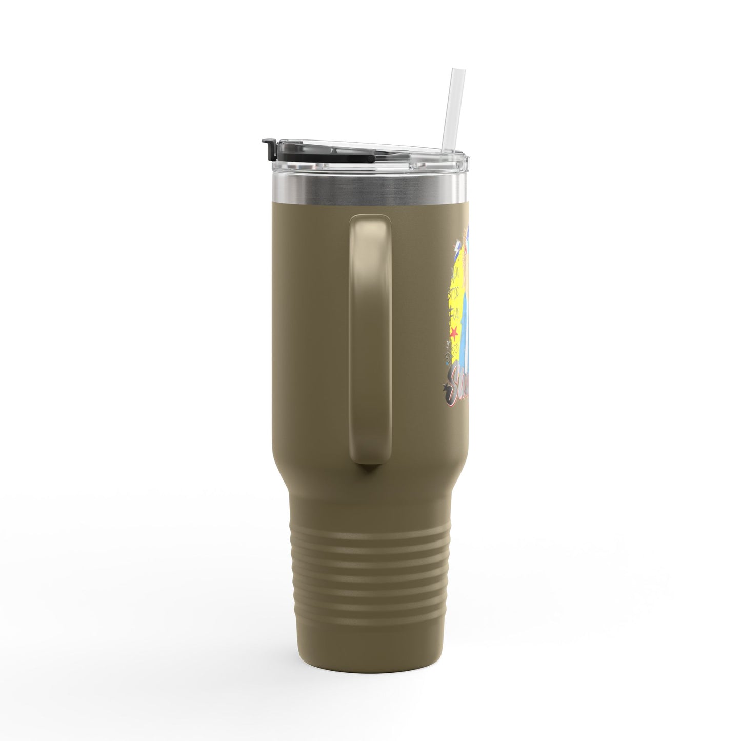 'Stray Real ' 40oz Insulated Travel Tumbler