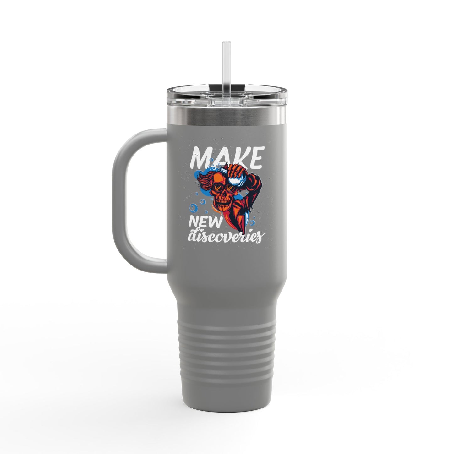 'Make New Discoveries' 40oz Insulated Travel Tumbler