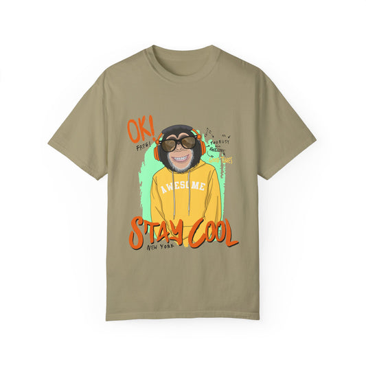 'Ok Stay Cool New York' Monkey - Unisex T-Shirt