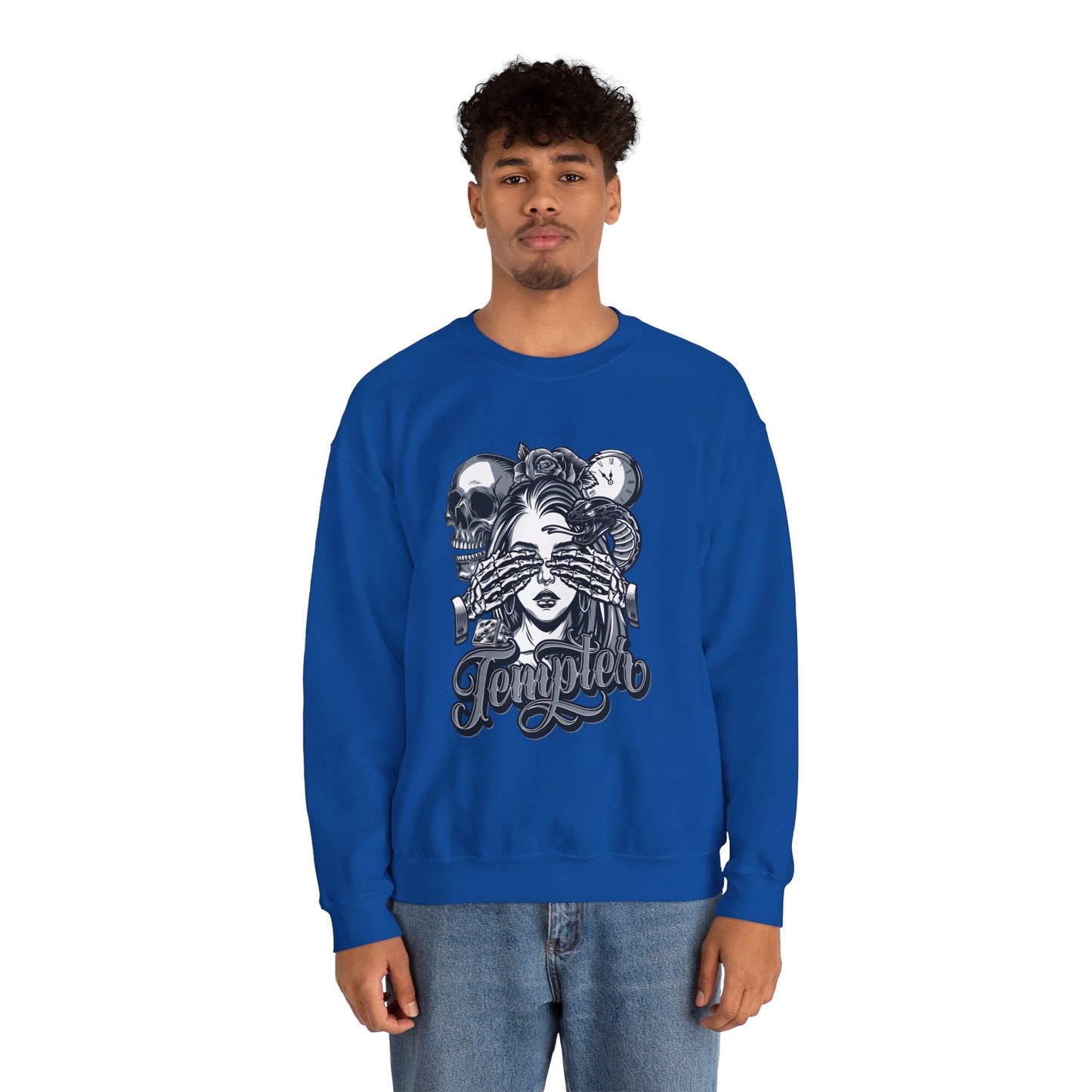 Tempted Skull & Rose Unisex Sweatshirt