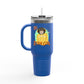 'Ok Stay Cool New York' Monkey 40oz Insulated Travel Tumbler