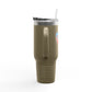 'A Hipster Is Someone Who’s Very Aware of His Style' With Monkey 40oz Insulated Travel Tumbler