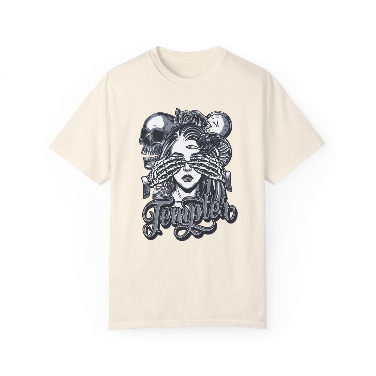 'Tempted' Skull & Rose - Unisex T-Shirt