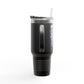 'Tempted Skull & Rose' 40oz Insulated Travel Tumbler