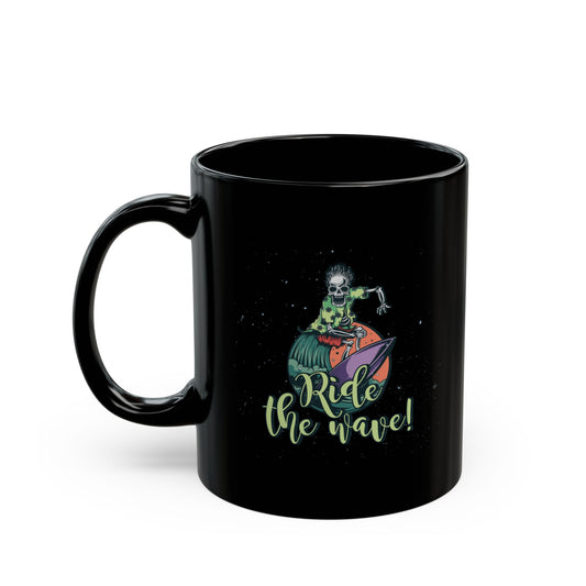 'Ride the Wave!'  Ceramic Mug - 11oz & 15oz Coffee Cup
