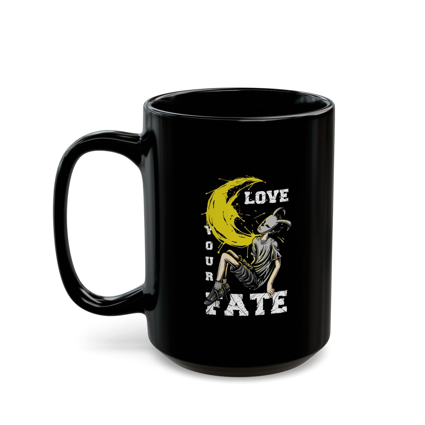 'Love Your Fate' Ceramic Mug - 11oz & 15oz Coffee Cup