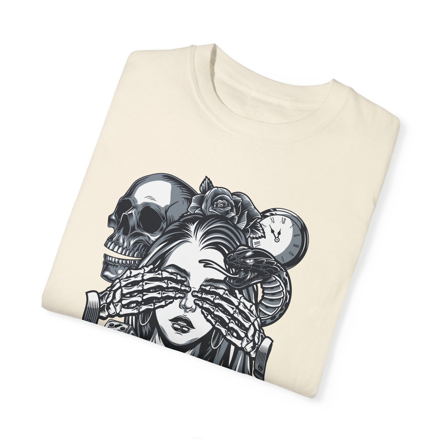 'Tempted' Skull & Rose - Unisex T-Shirt