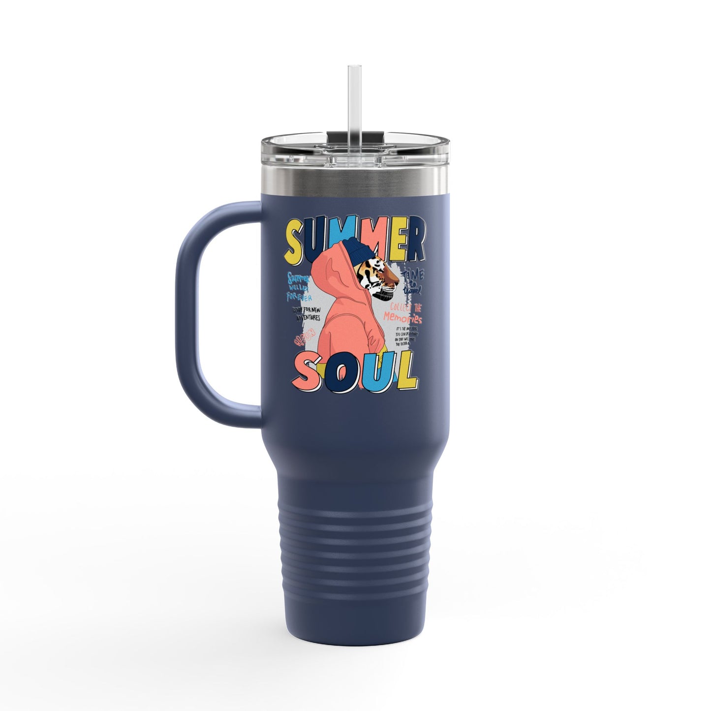 'Summer Soul' 40oz Insulated Travel Tumbler