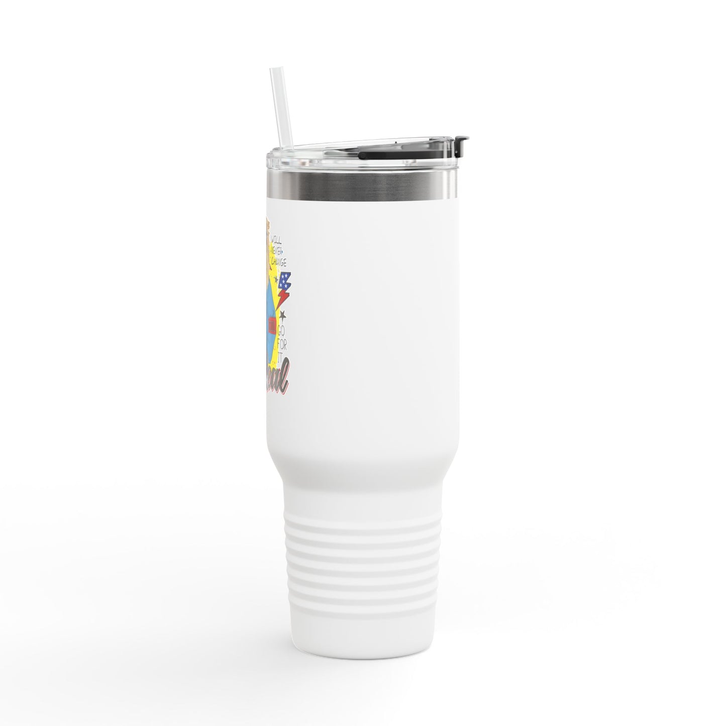 'Stray Real ' 40oz Insulated Travel Tumbler