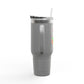 'Learn From Yesterday Life' With Monkey 40oz Insulated Travel Tumbler