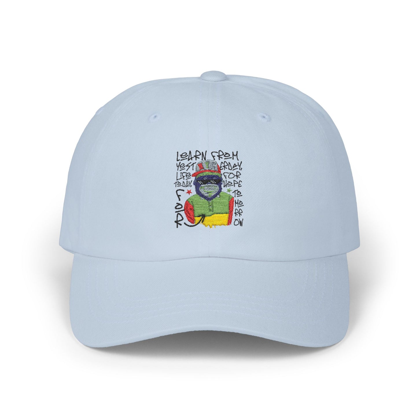 'Learn From Yesterday Life' With Monkey - Unisex Hat