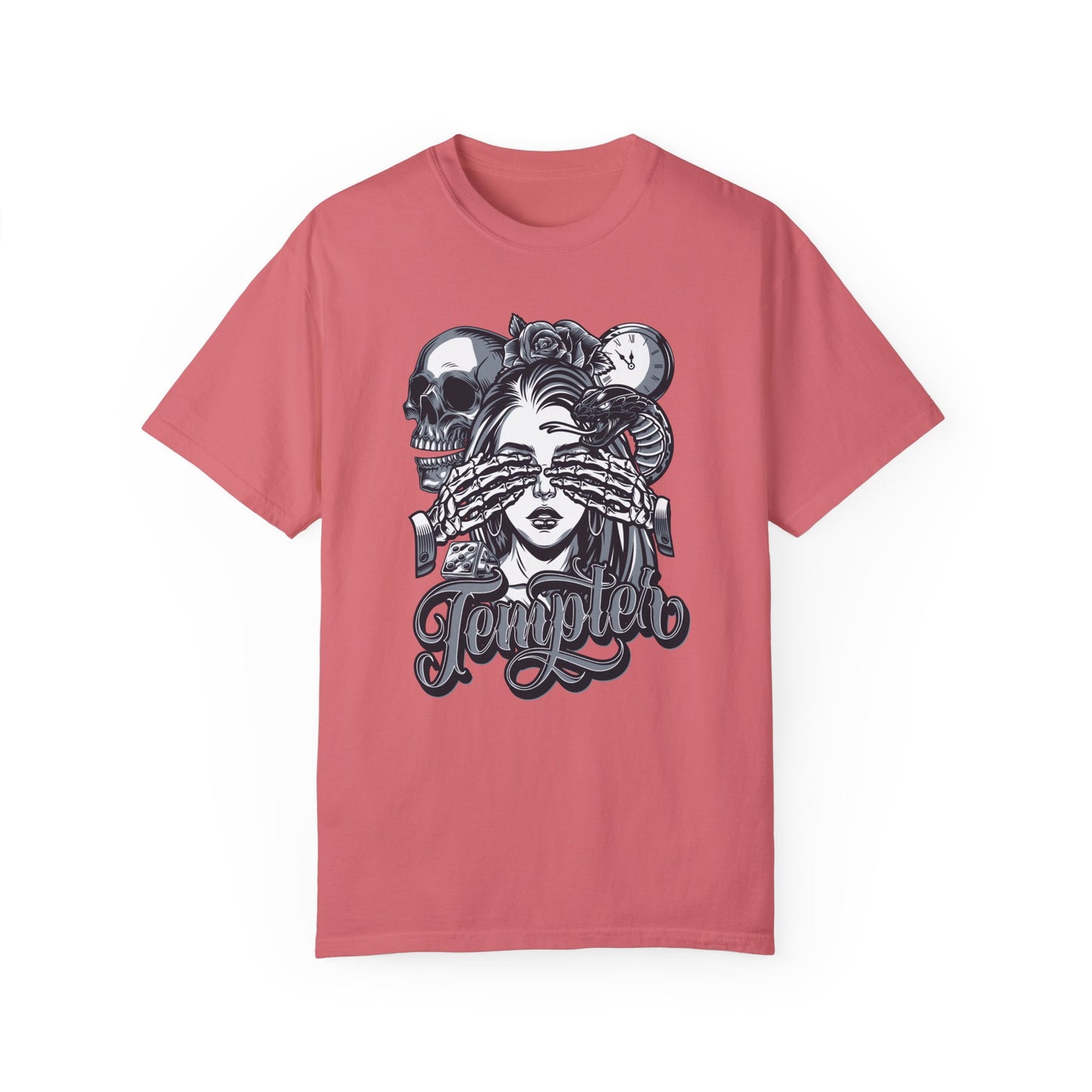 'Tempted' Skull & Rose - Unisex T-Shirt