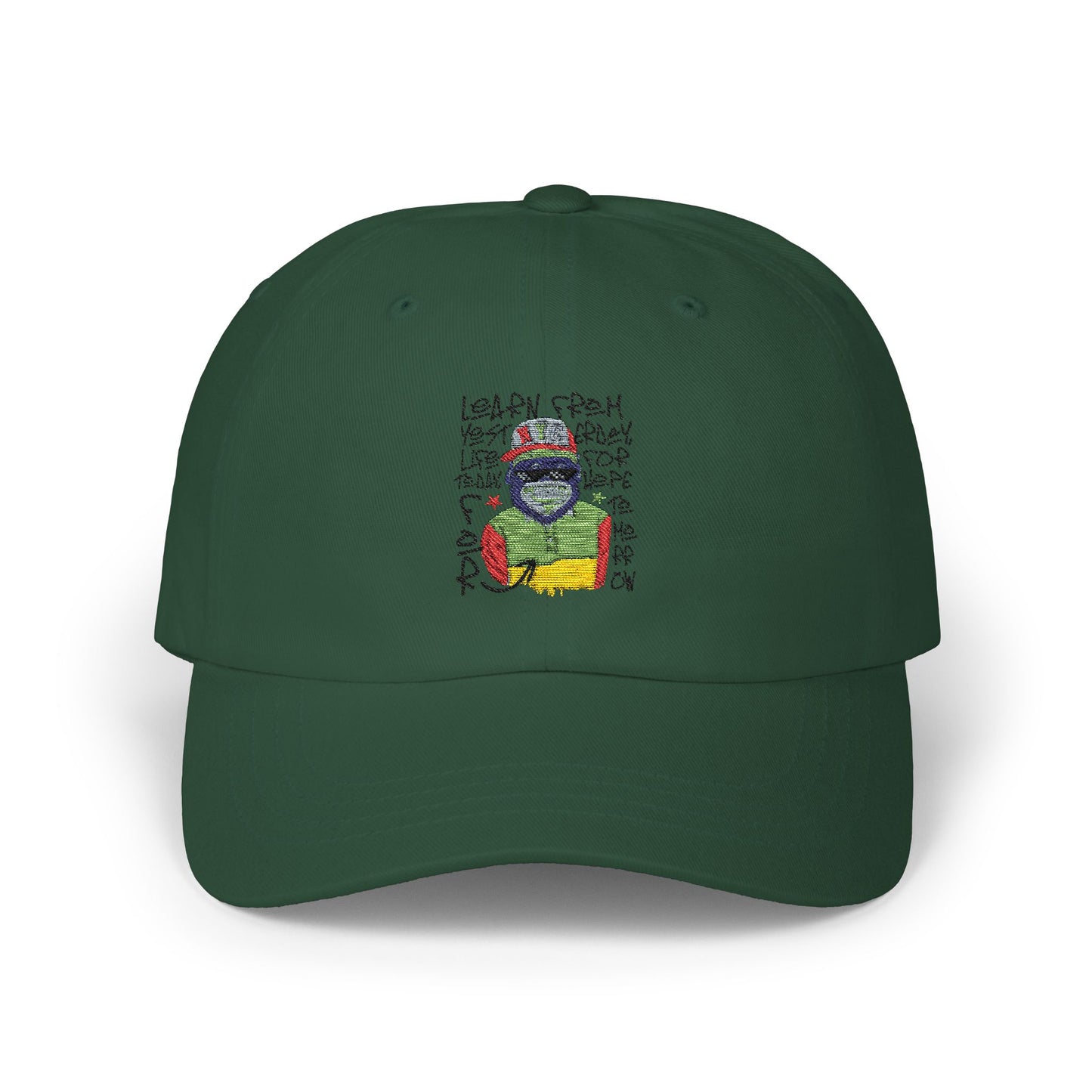 'Learn From Yesterday Life' With Monkey - Unisex Hat