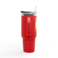 'Ok Stay Cool New York' Monkey 40oz Insulated Travel Tumbler