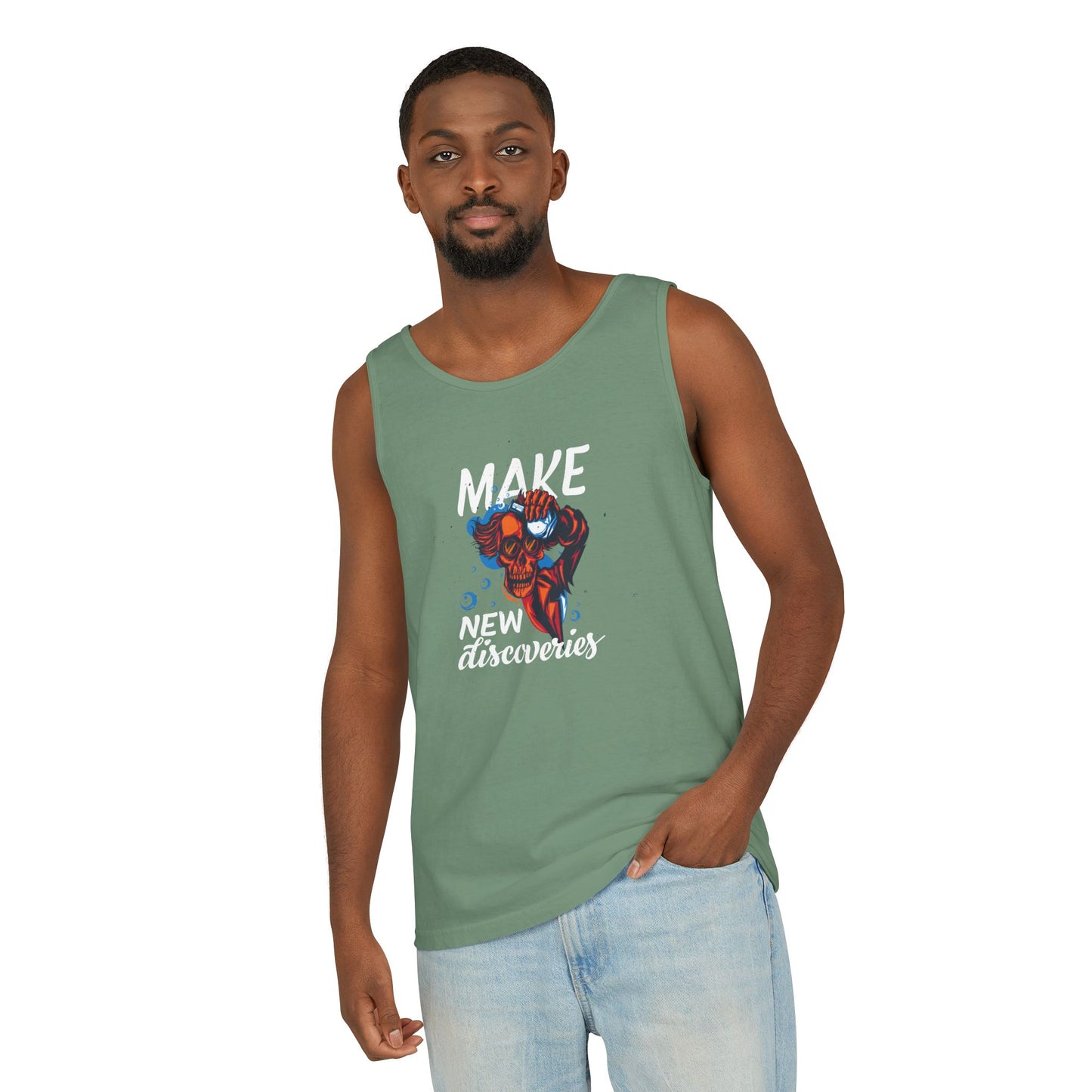 'Make New Discoveries' - Unisex  Tank Top