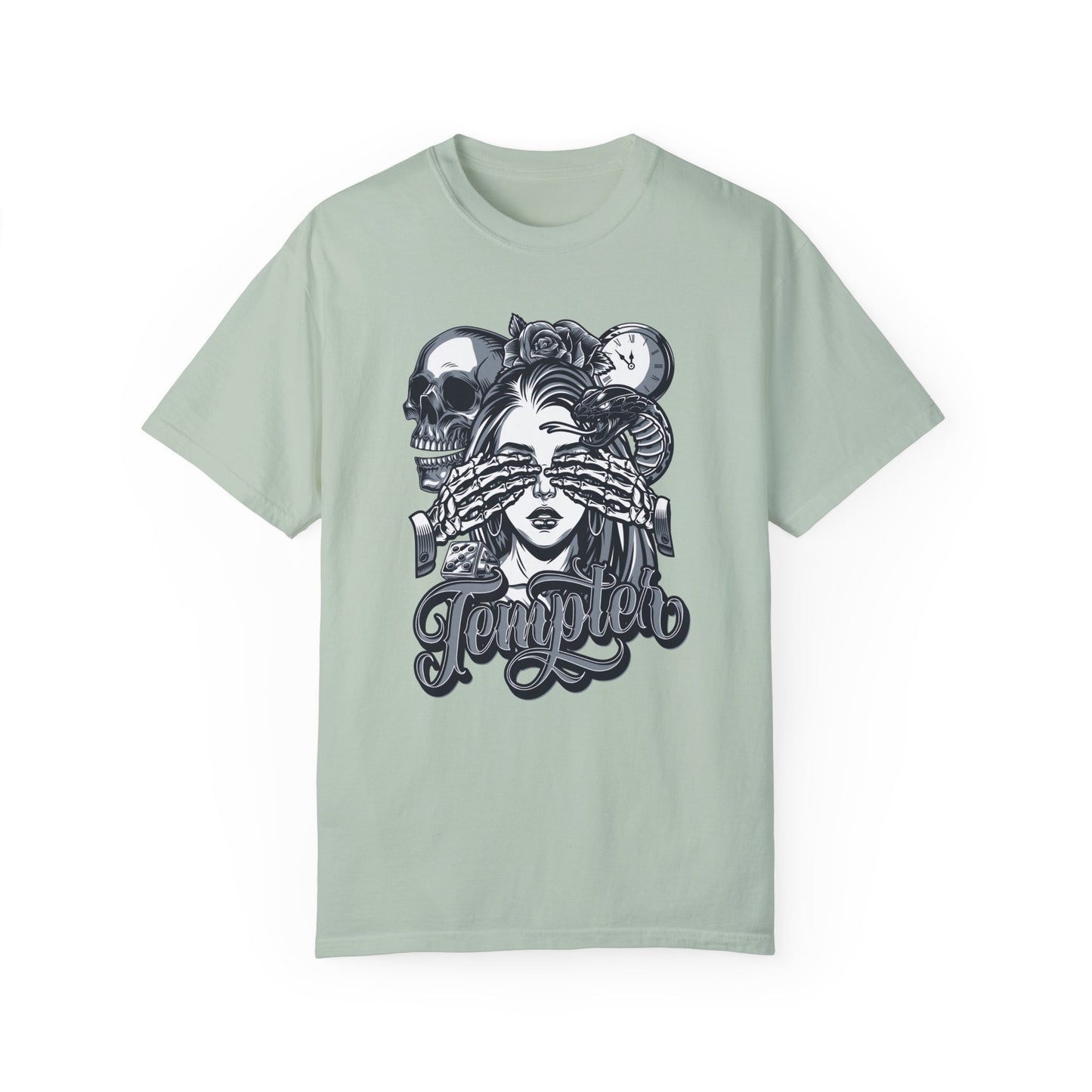 'Tempted' Skull & Rose - Unisex T-Shirt