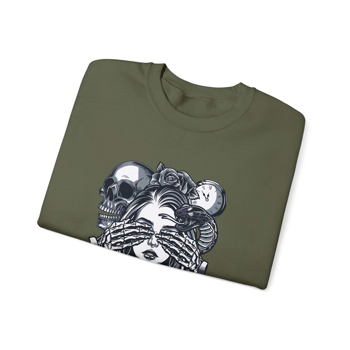 Tempted Skull & Rose Unisex Sweatshirt