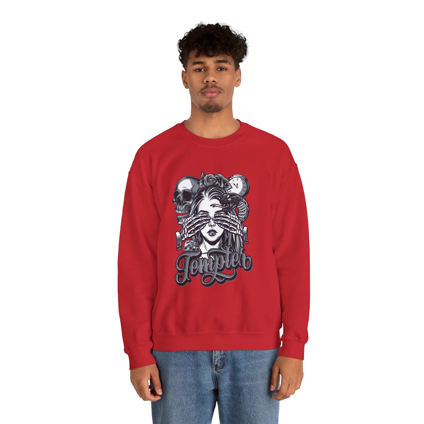 Tempted Skull & Rose Unisex Sweatshirt