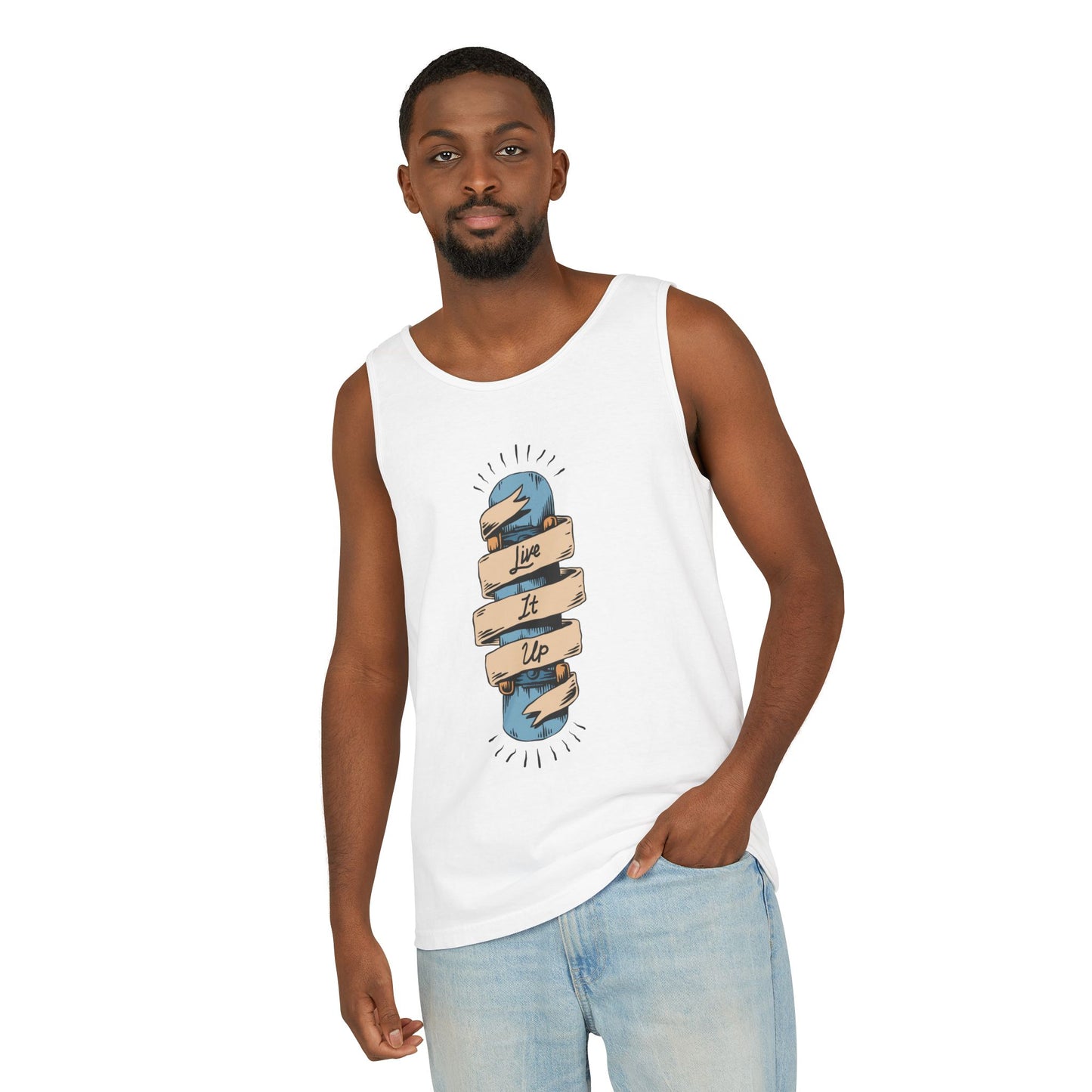 'Live It Up' - Unisex  Tank Top