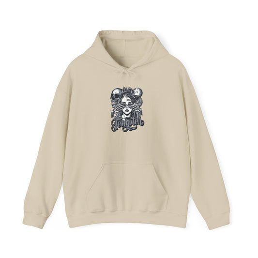 'Tempted Skull & Rose' - Unisex hoodies