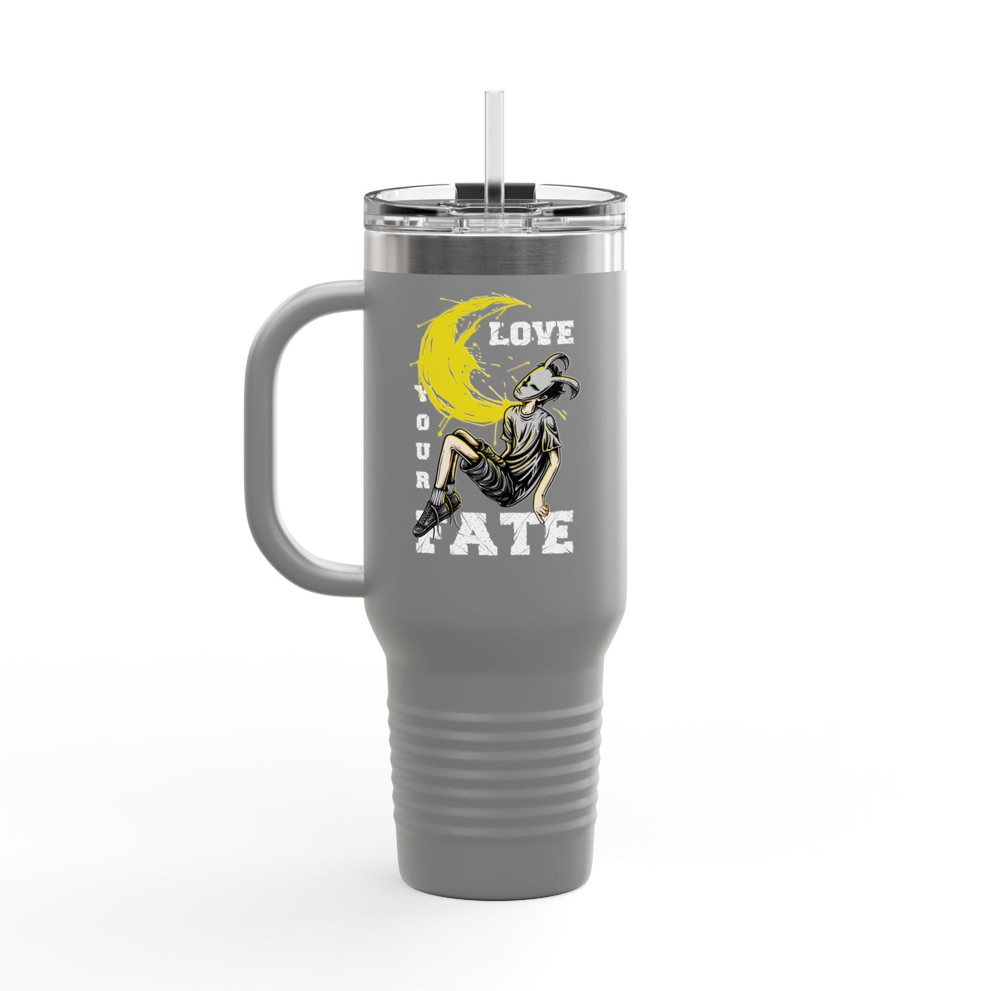 'Love Your Fate' 40oz Insulated Travel Tumbler