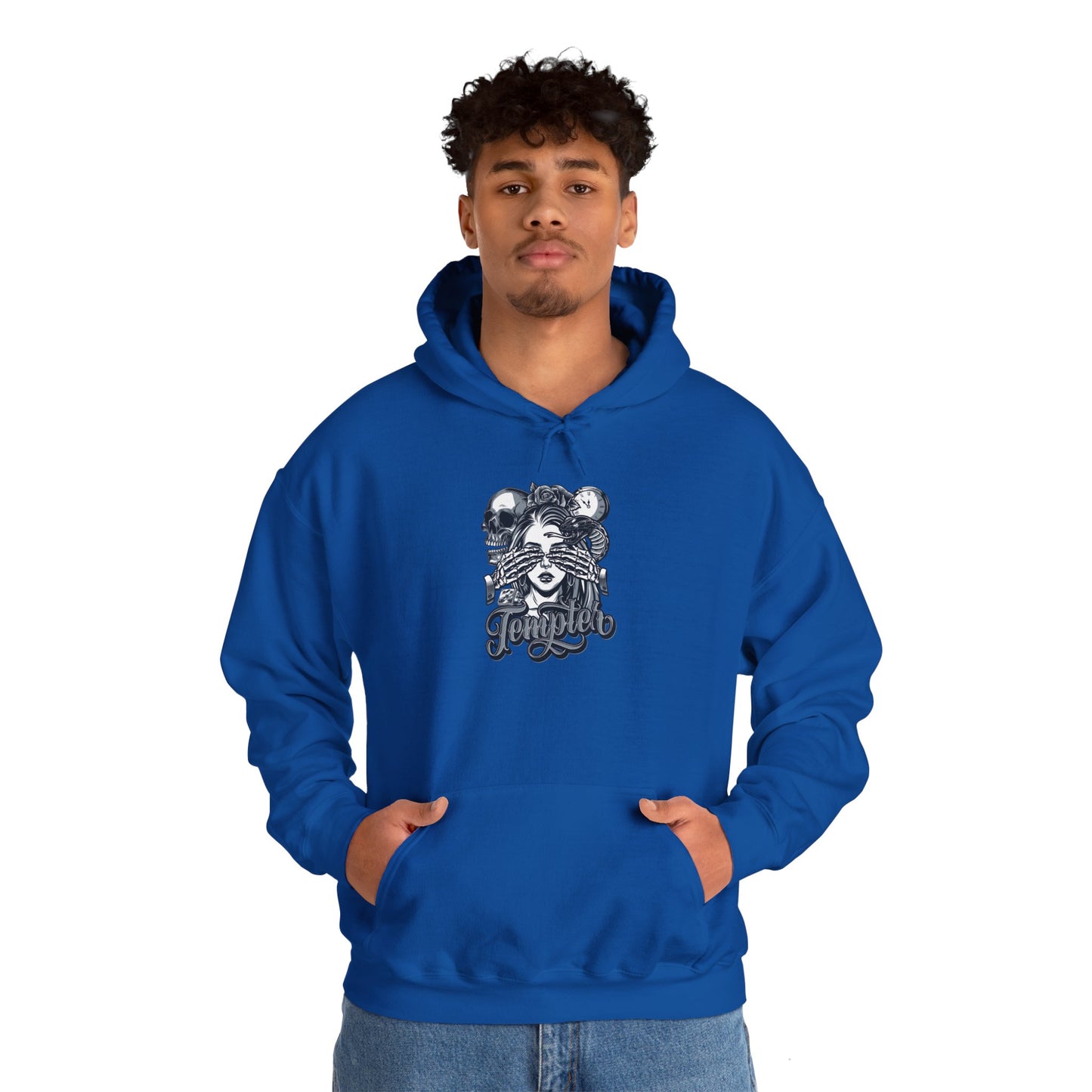 'Tempted Skull & Rose' - Unisex hoodies