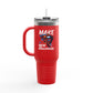 'Make New Discoveries' 40oz Insulated Travel Tumbler