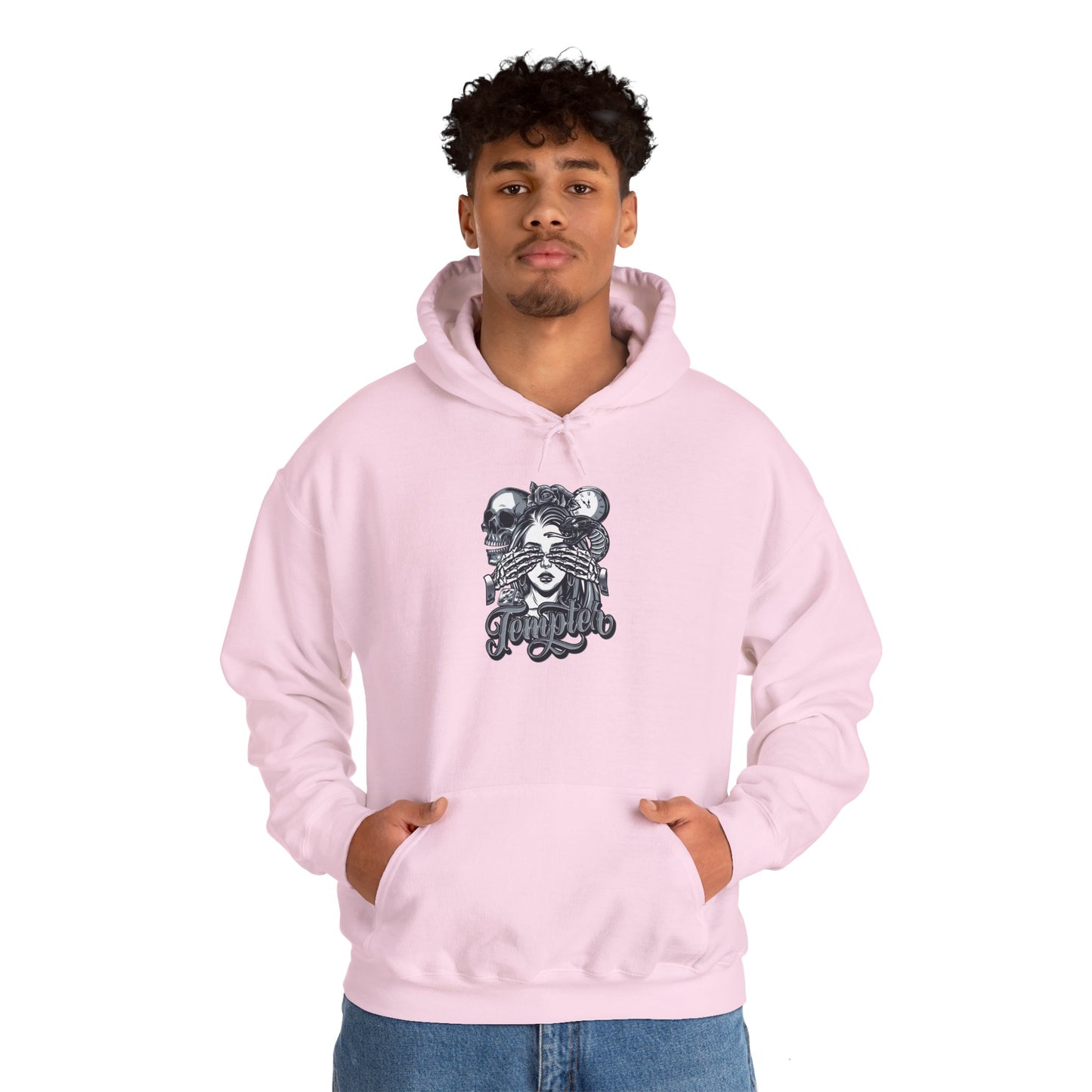 'Tempted Skull & Rose' - Unisex hoodies