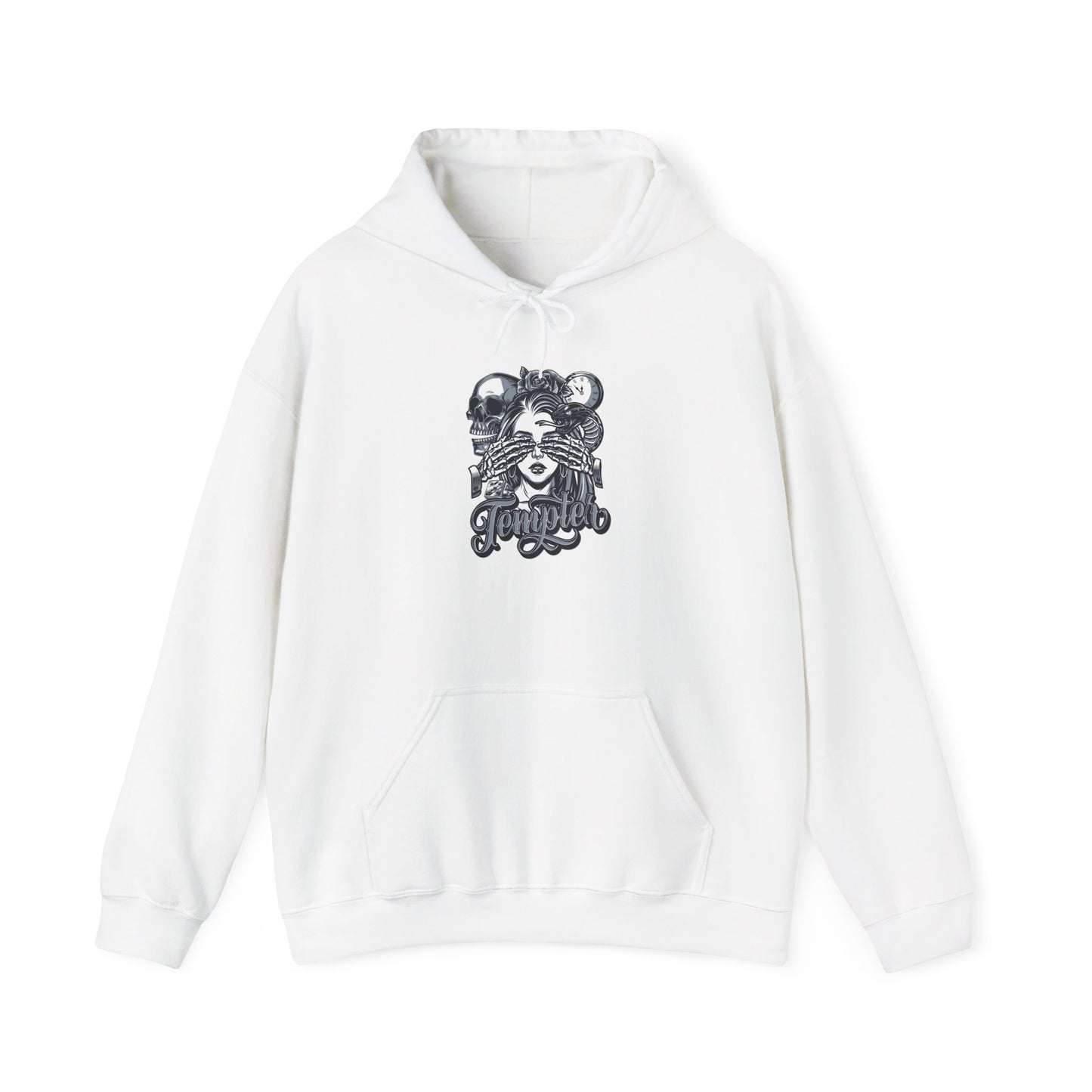 'Tempted Skull & Rose' - Unisex hoodies