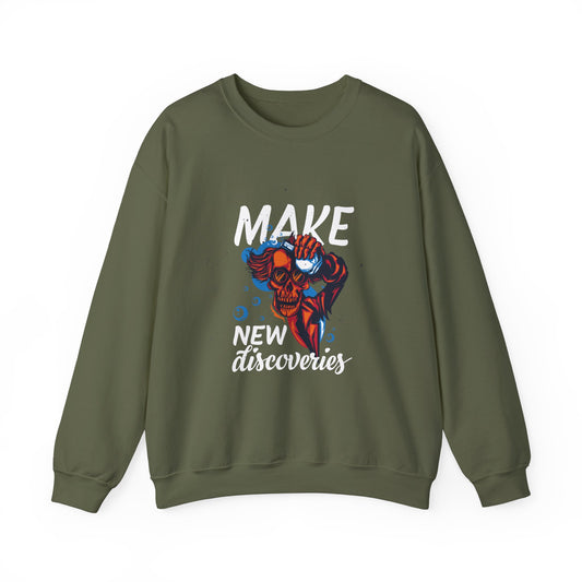 'Make New Discoveries' - Unisex Sweatshirt