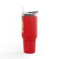 'Be Wild' 40oz Insulated Travel Tumbler