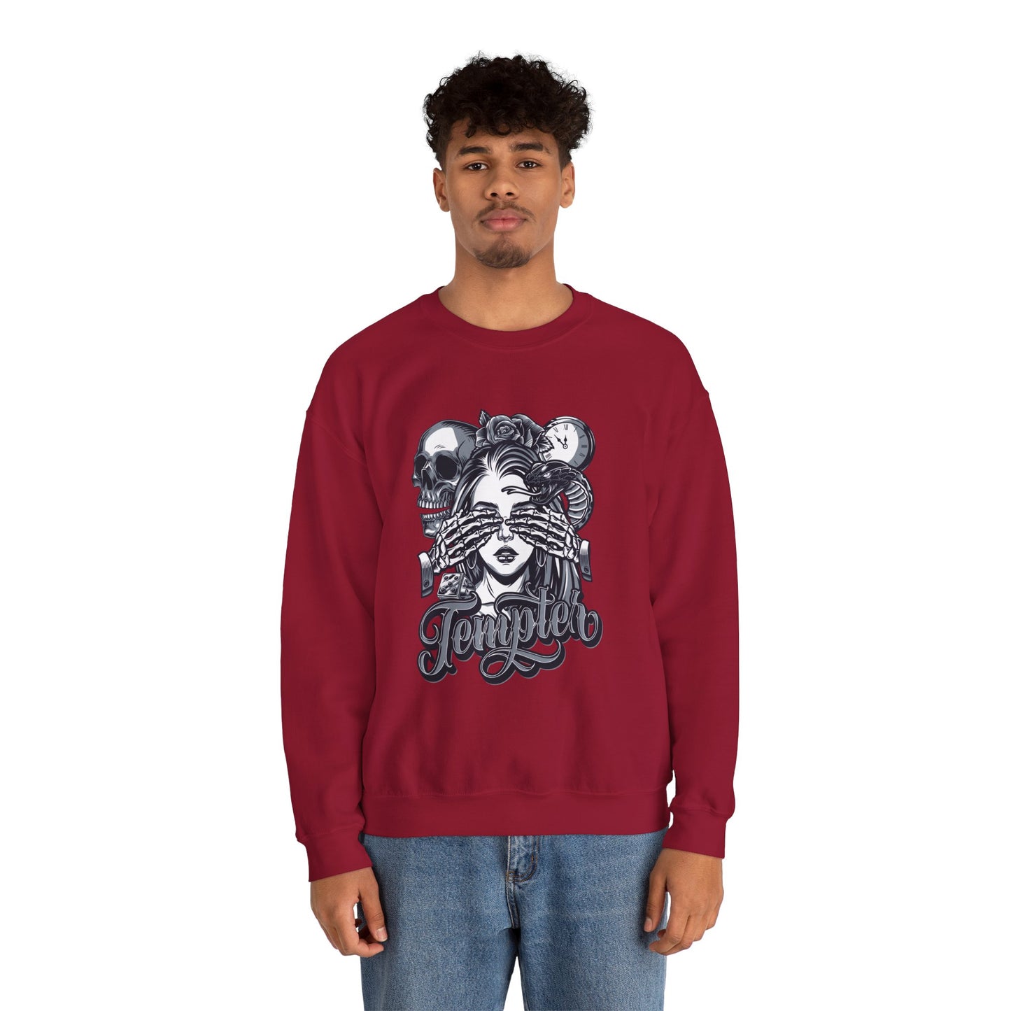 Tempted Skull & Rose Unisex Sweatshirt