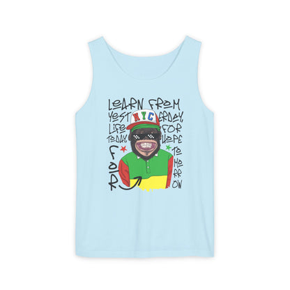 'Learn From Yesterday Life' With Monkey - Unisex  Tank Top