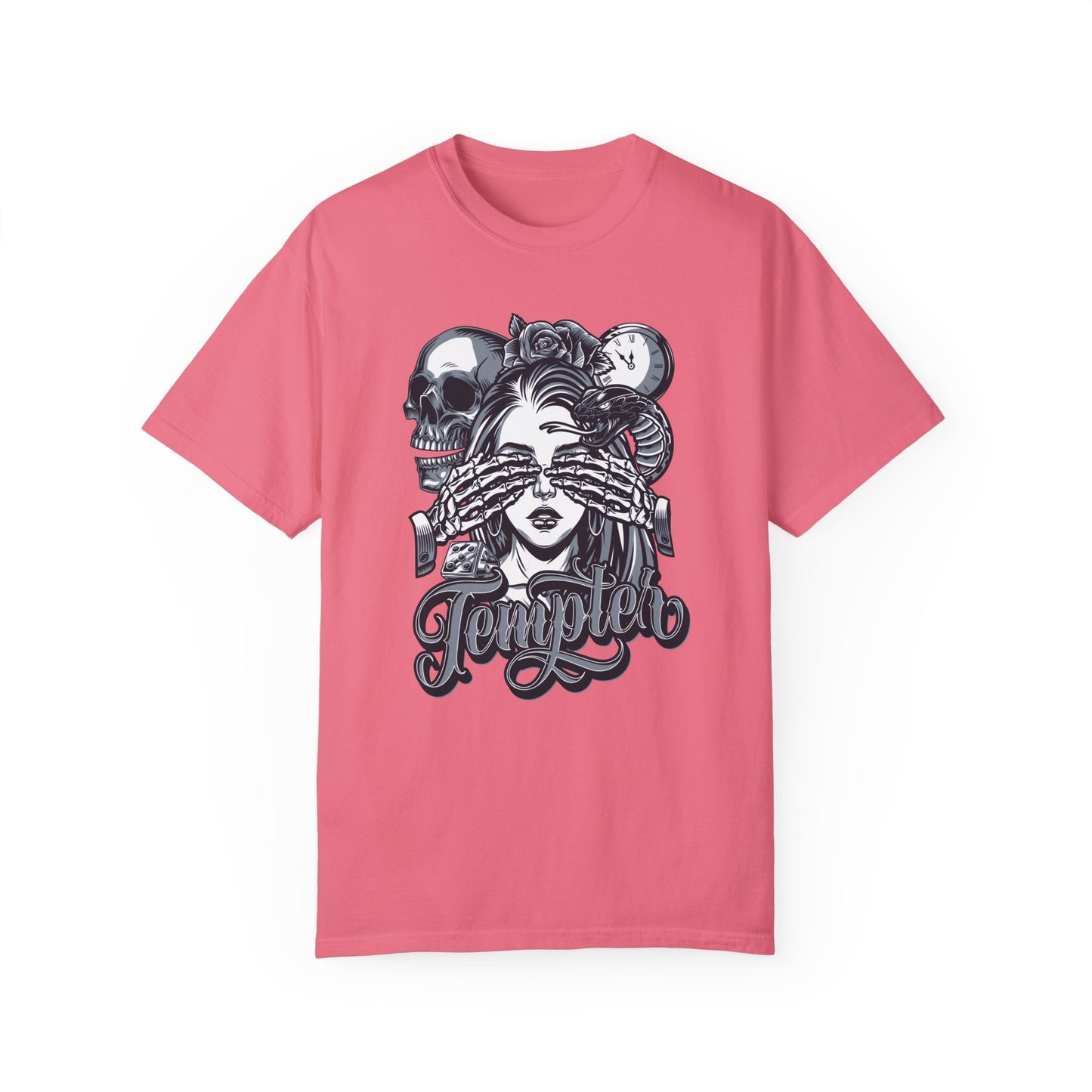 'Tempted' Skull & Rose - Unisex T-Shirt