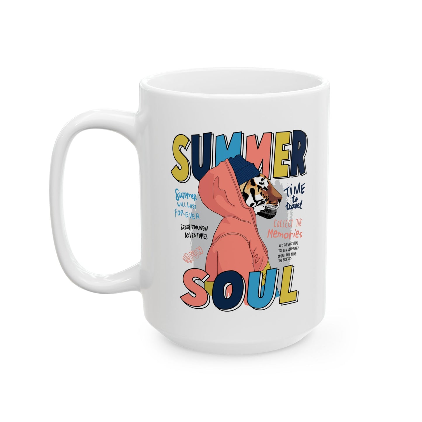 'Summer Soul' Ceramic Mug - 11oz & 15oz Coffee Cup