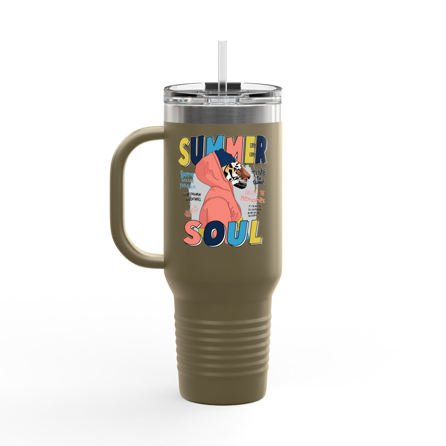 'Summer Soul' 40oz Insulated Travel Tumbler