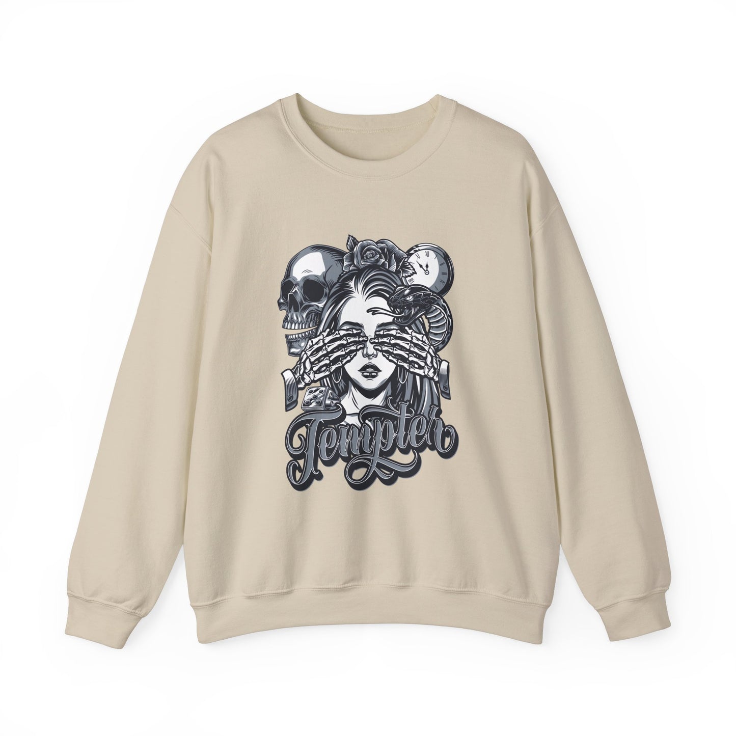 Tempted Skull & Rose Unisex Sweatshirt