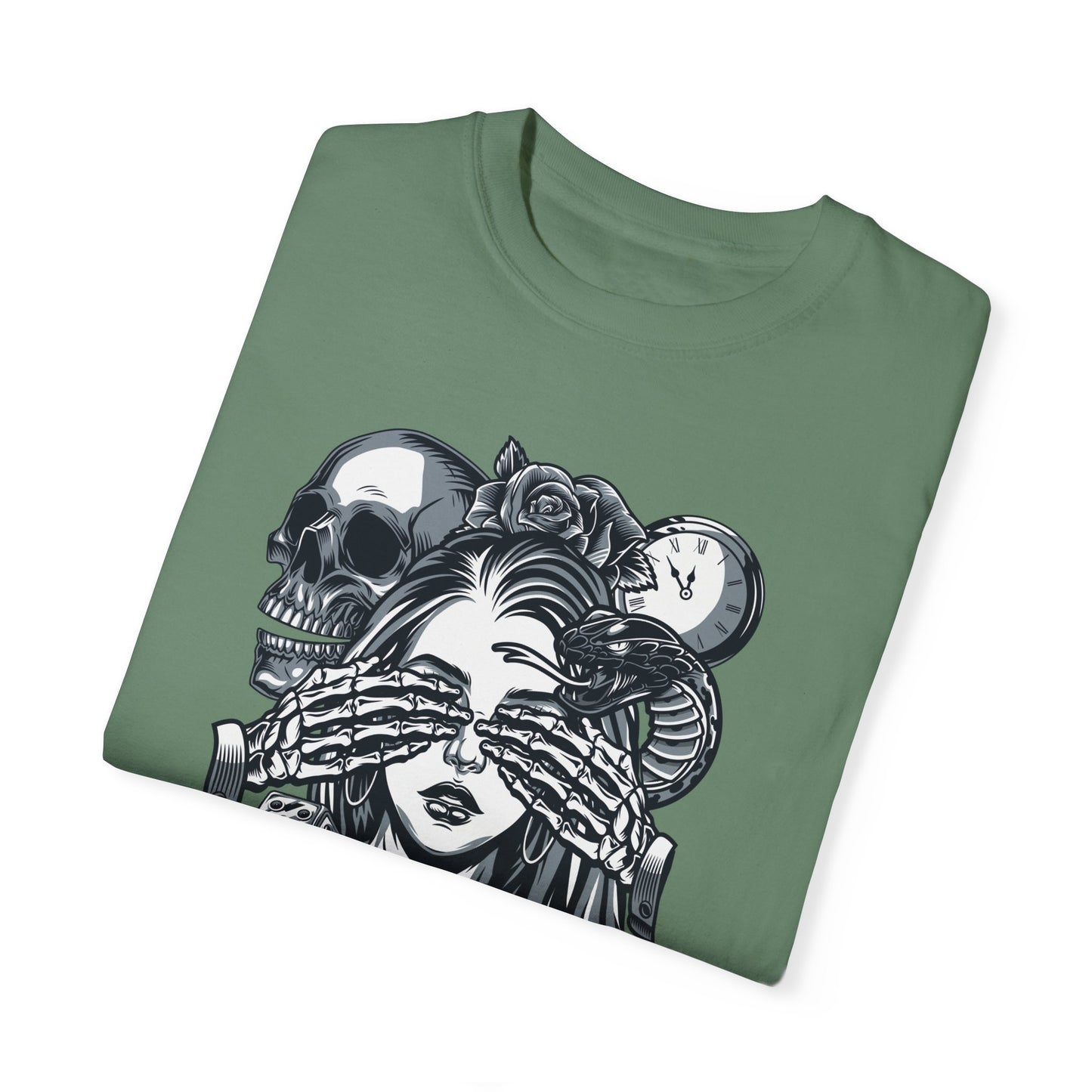 'Tempted' Skull & Rose - Unisex T-Shirt