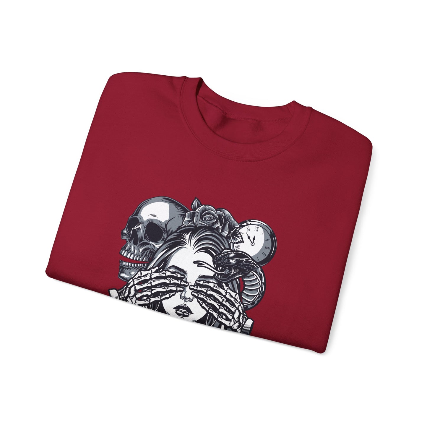 Tempted Skull & Rose Unisex Sweatshirt