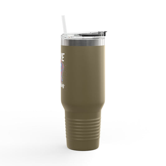'Make New Discoveries' 40oz Insulated Travel Tumbler