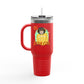 'Ok Stay Cool New York' Monkey 40oz Insulated Travel Tumbler