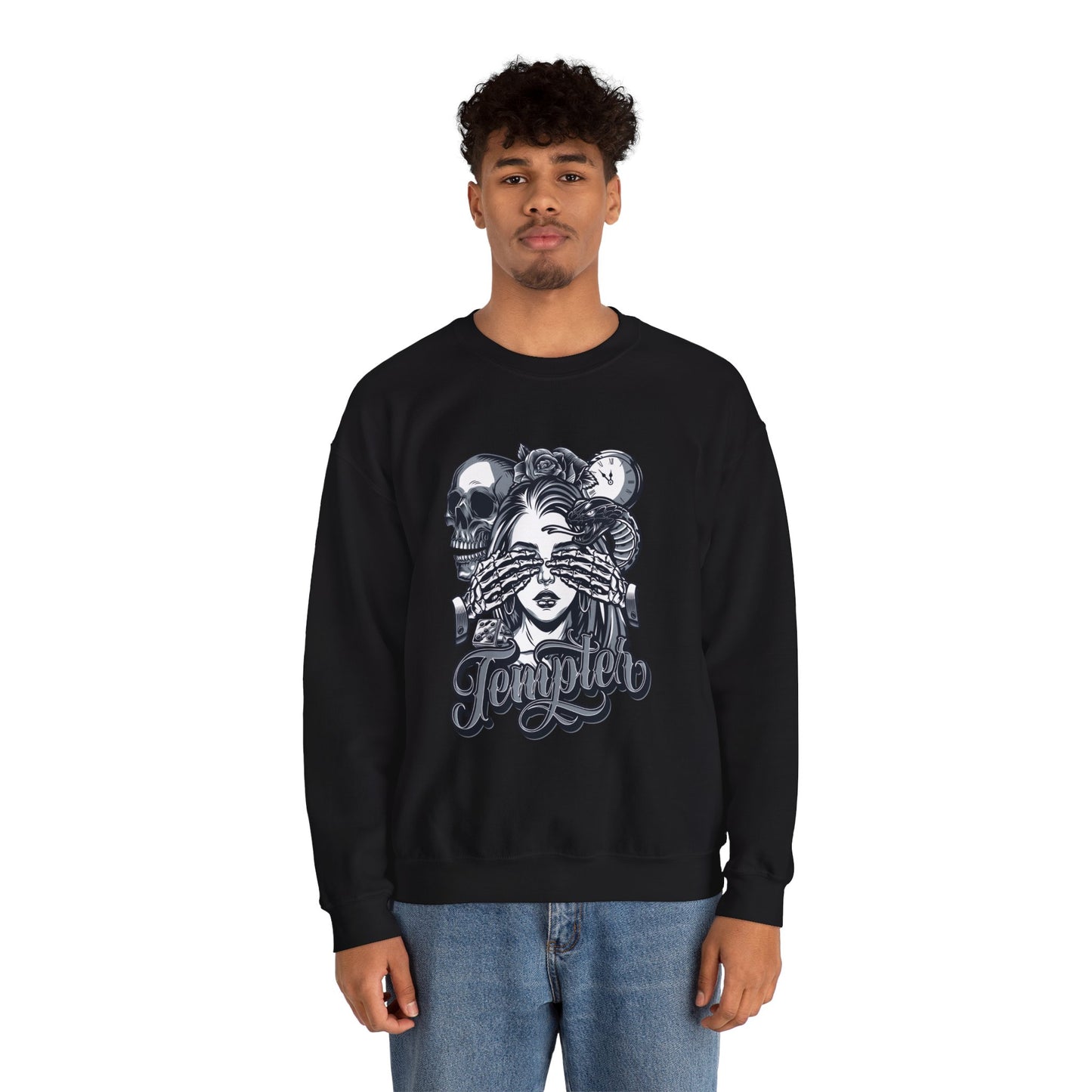 Tempted Skull & Rose Unisex Sweatshirt