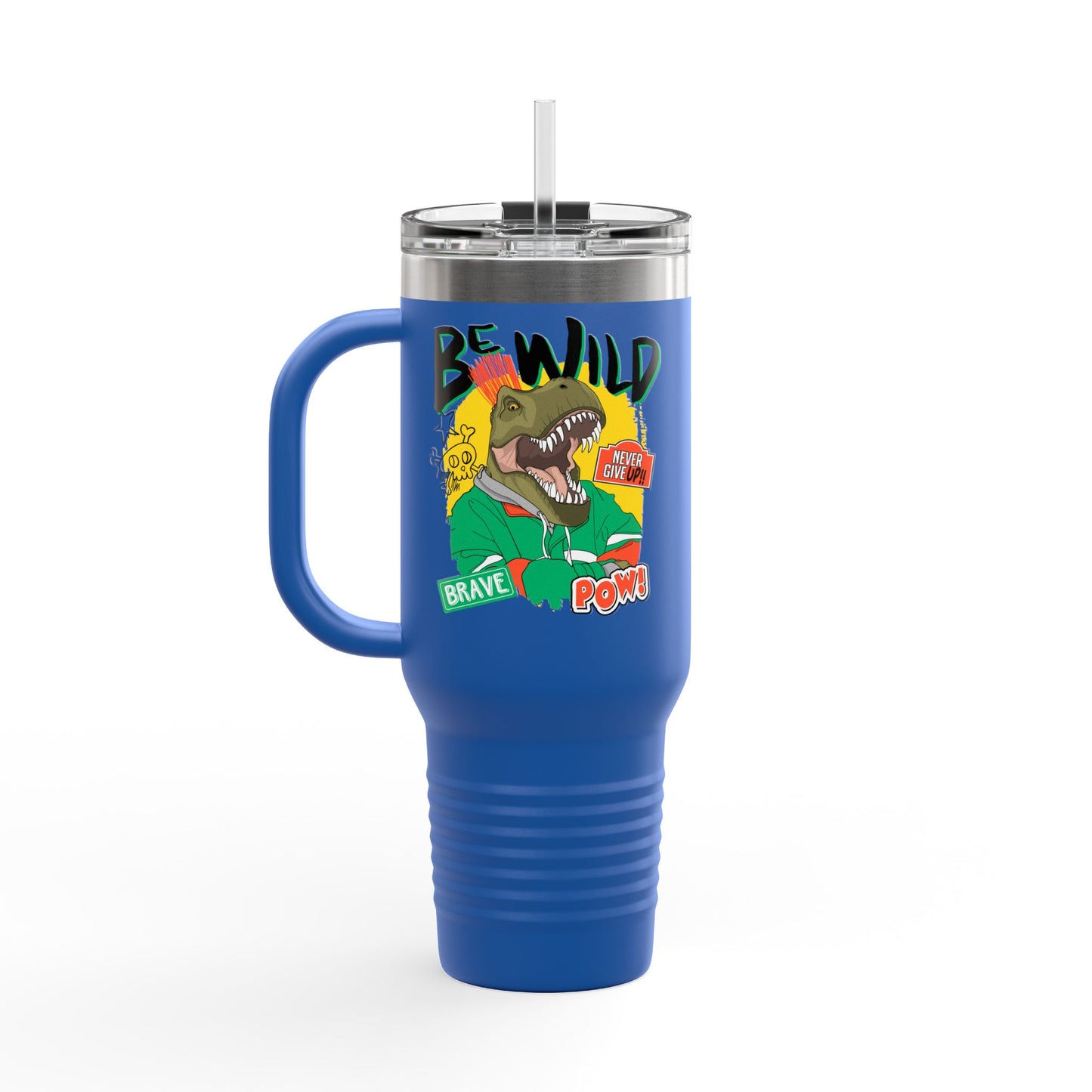 'Be Wild' 40oz Insulated Travel Tumbler