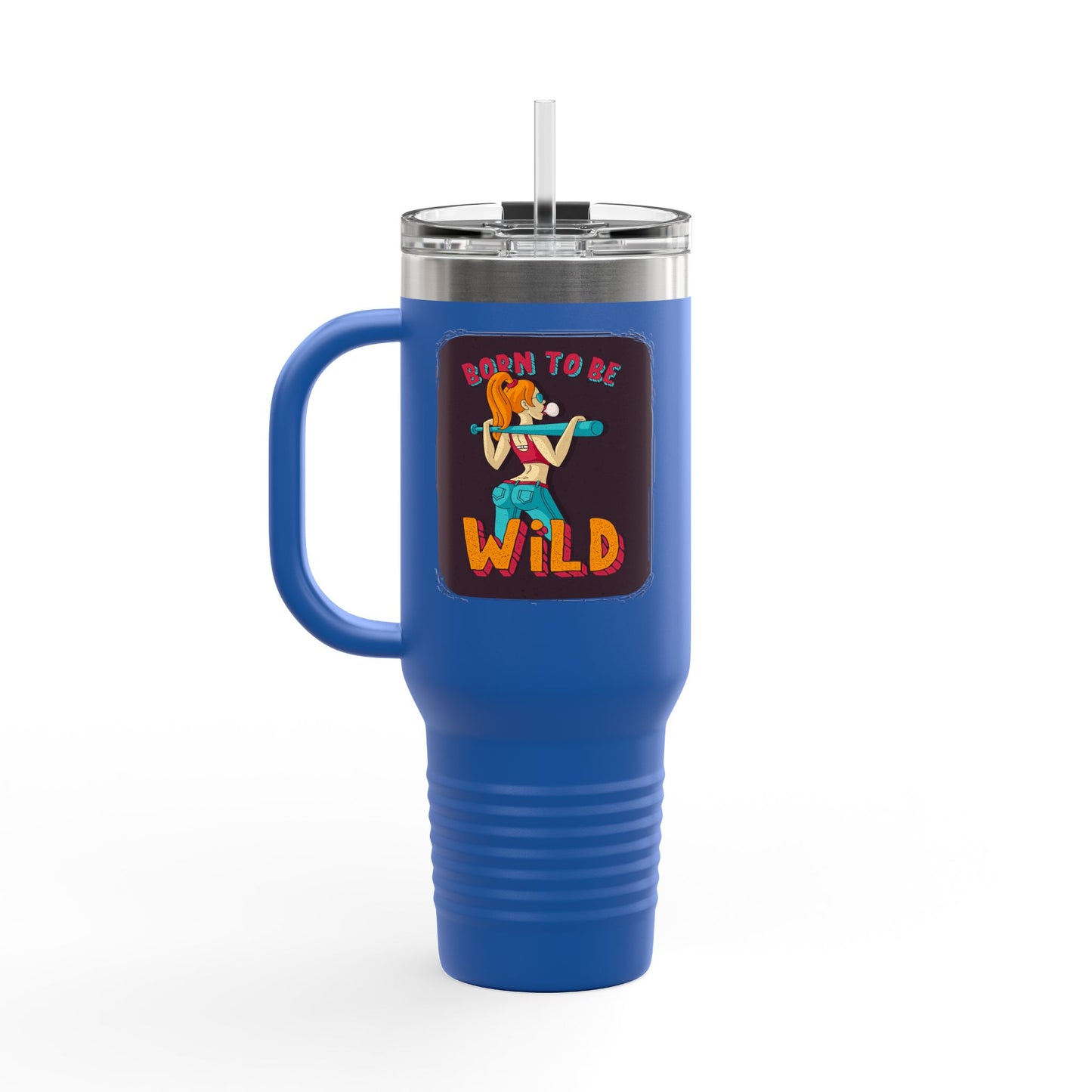 'Born to Be Wild ' 40oz Insulated Travel Tumbler