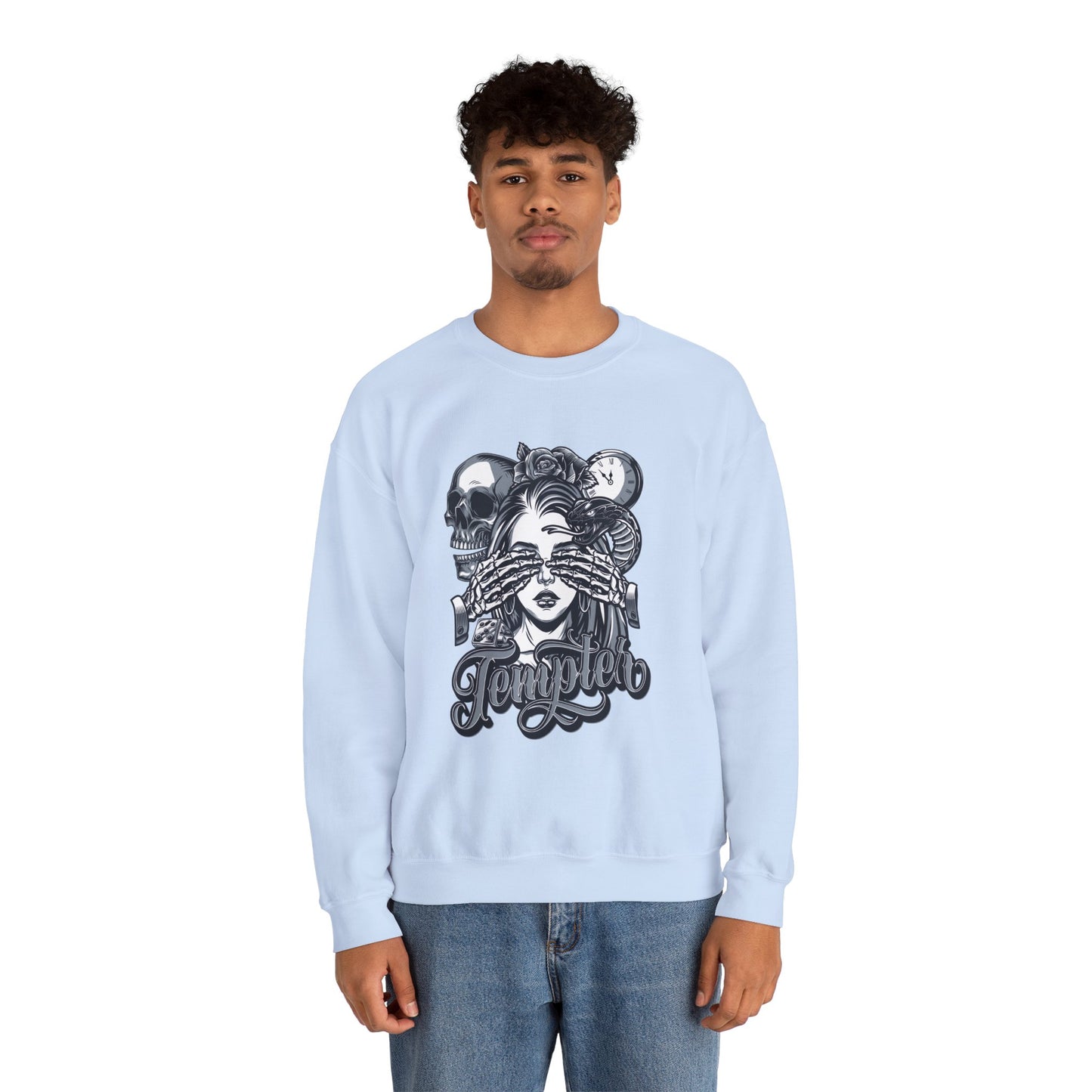 Tempted Skull & Rose Unisex Sweatshirt