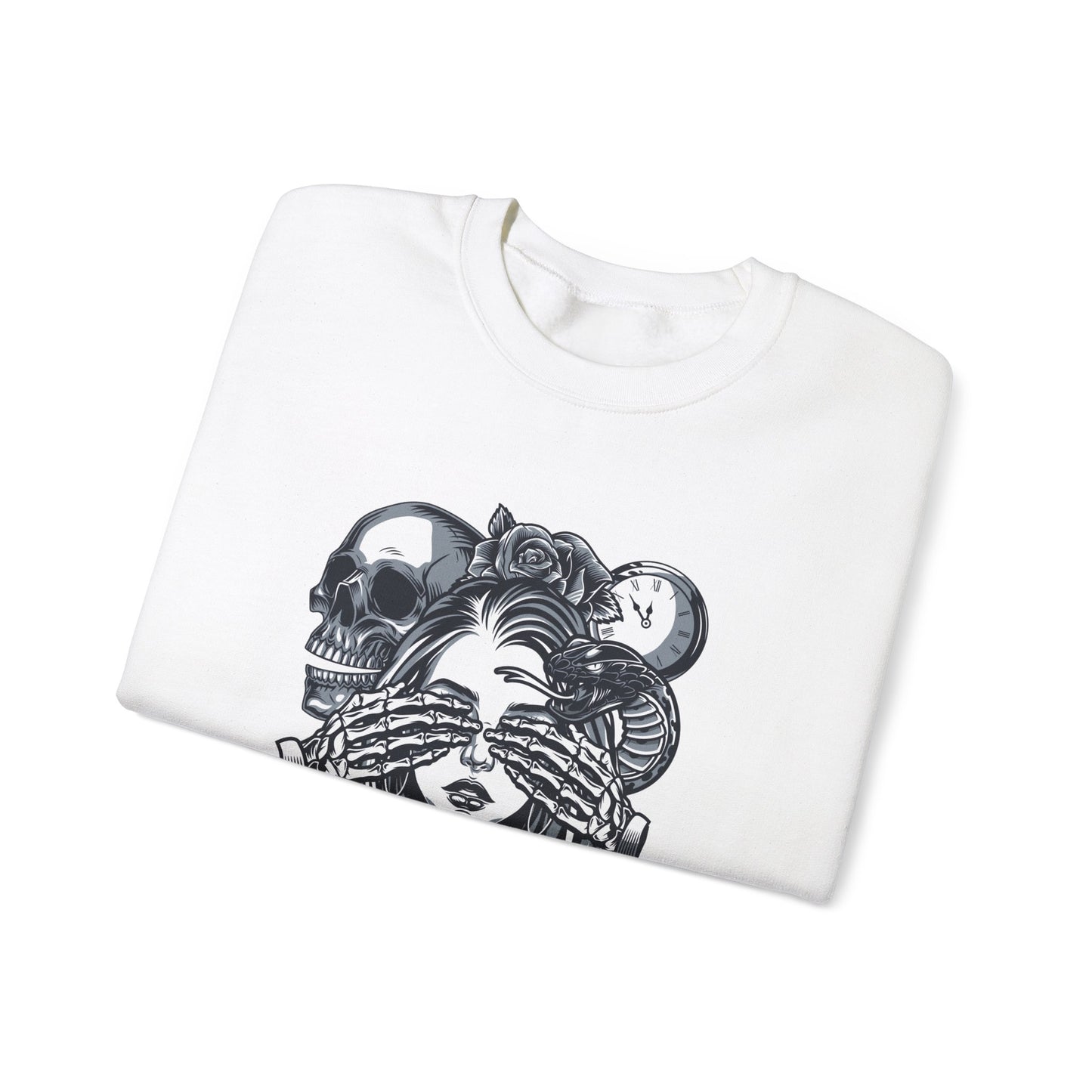 Tempted Skull & Rose Unisex Sweatshirt